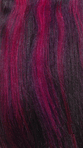 Mambo Hair Off Black With Burgundy(FS 1B - BURG)